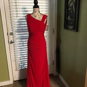 Cachet Vibrant Red Maxi Dress